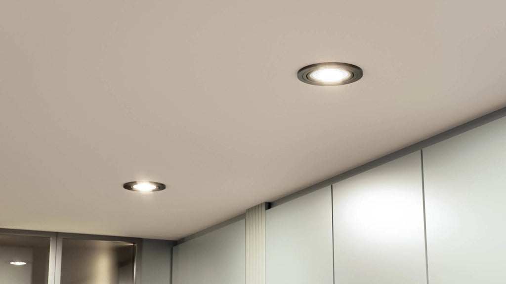 Avant Faretto da Incasso Orientabile Serie SQ 111mm in Alluminio Bianco Opaco per Lampadine GU10, Design Moderno e Rotazione a 360 Gradi