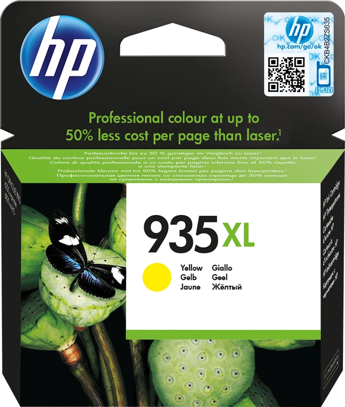 HP Cartuccia originale inchiostro giallo ad alta capacità 935XL