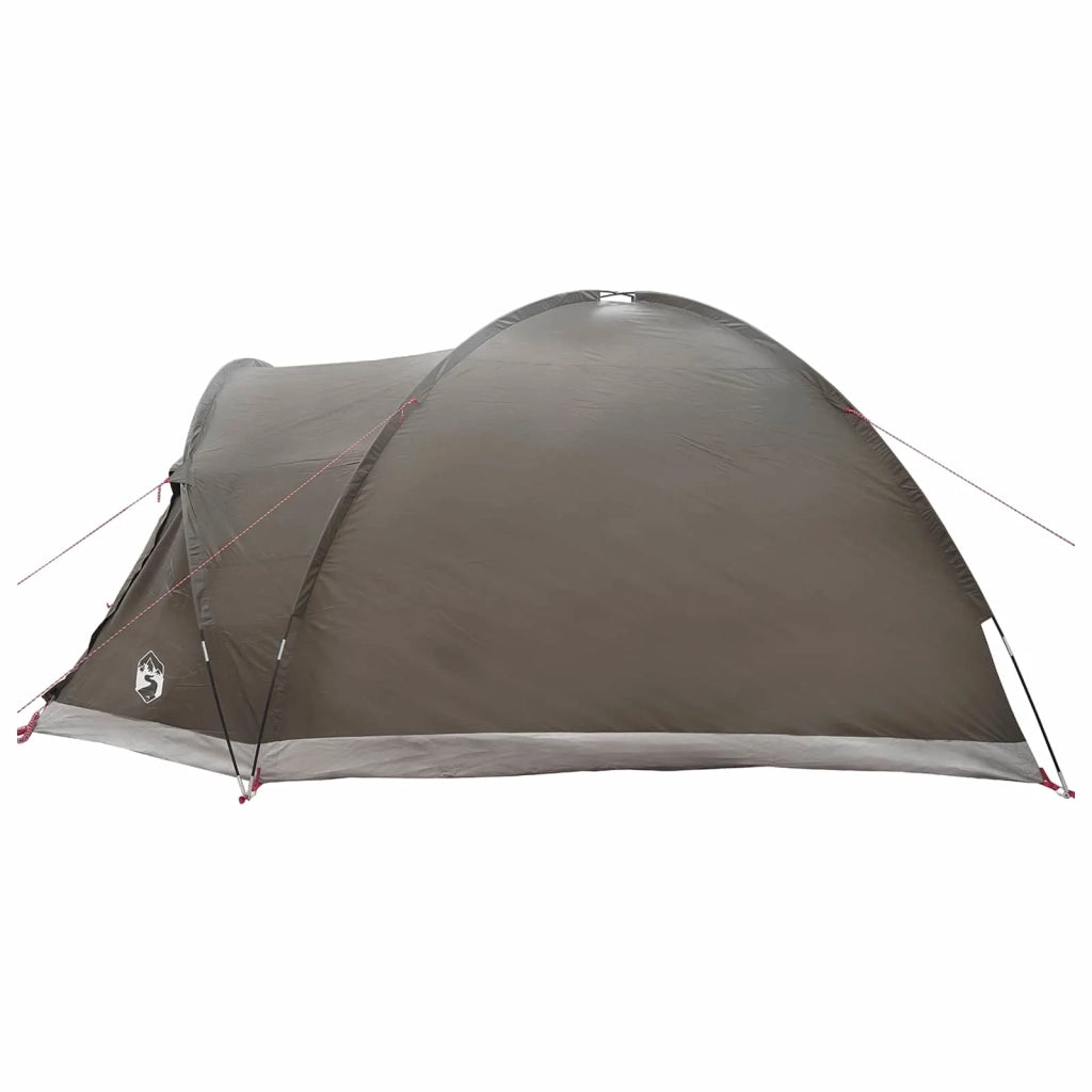 Tenda Capanna Marrone grigio 4 persone Poliestere e Acciaio 42029011