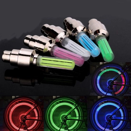 20 bande di illuminazione a LED lampeggiante - Adatto per auto, bicicletta, motocicletta luci posteriori (4 rosso, 4 giallo, 4 blu, 4 verde, 4 multicolore)