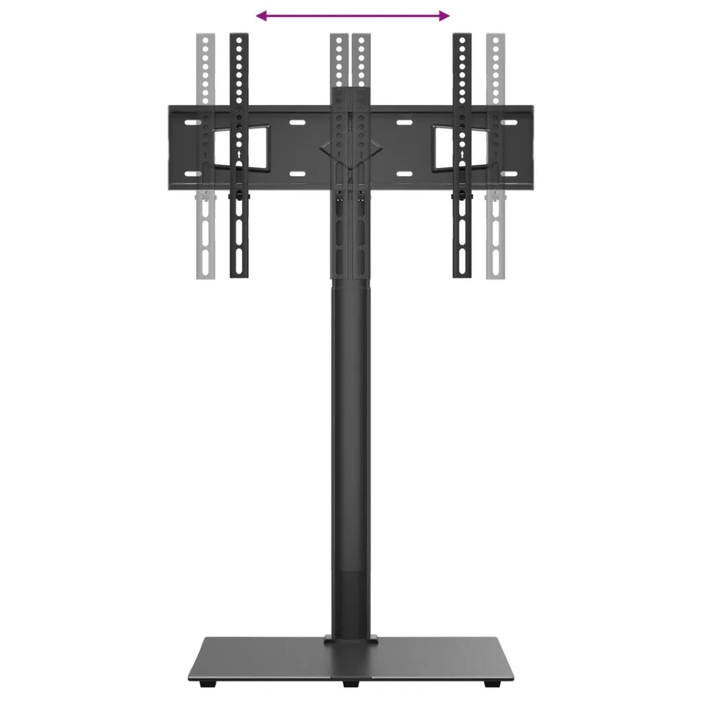 Supporto TV Angolare 1 Livello per 32-65 Pollici Nero 379565