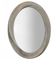 Specchio ovale barocco in oro con design classico per soggiorno e camera da letto - 60x80cm