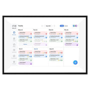 Agenda Digitale 10.1 pollici - Pannello Tattile di Alta Qualità per Pianificazione Familiare - Connessione WLAN - Pianificazione Attività/Cena - Carcassa ABS - Adatto per Smart Home - Pianificatore Inteligente