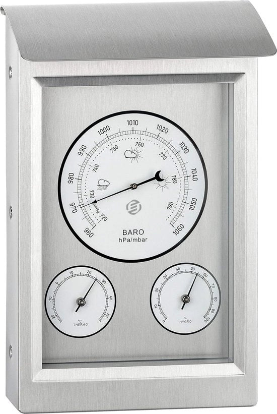 Stazione meteorologica interno ed esterno - Stazione meteorologica - Sensore wireless - Termometro, barometro, igrometro - Sensore esterno - Temperatura - Previsioni del tempo