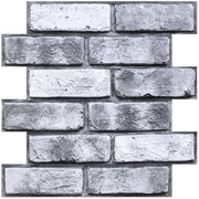 Pannelli da Parete 3D con Finestra a Pietra, Pavimento in Pietra Finta, 10 pezzi, Decorazione per Pareti con Finestra a Pietra, 30 x 30 CM, Impermeabile