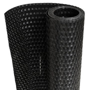 Schermo da balcone | Paravento da Balcone Nero 1000x80 cm in Polyrattan