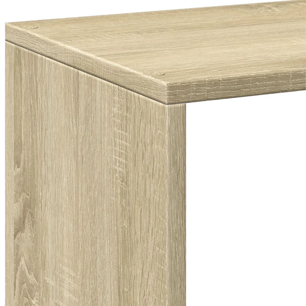 Libreria Divisorio-Scaffale per Libri-Mobile di Stoccaggio Rovere Sonoma 102x29x103,5 cm in Truciolato