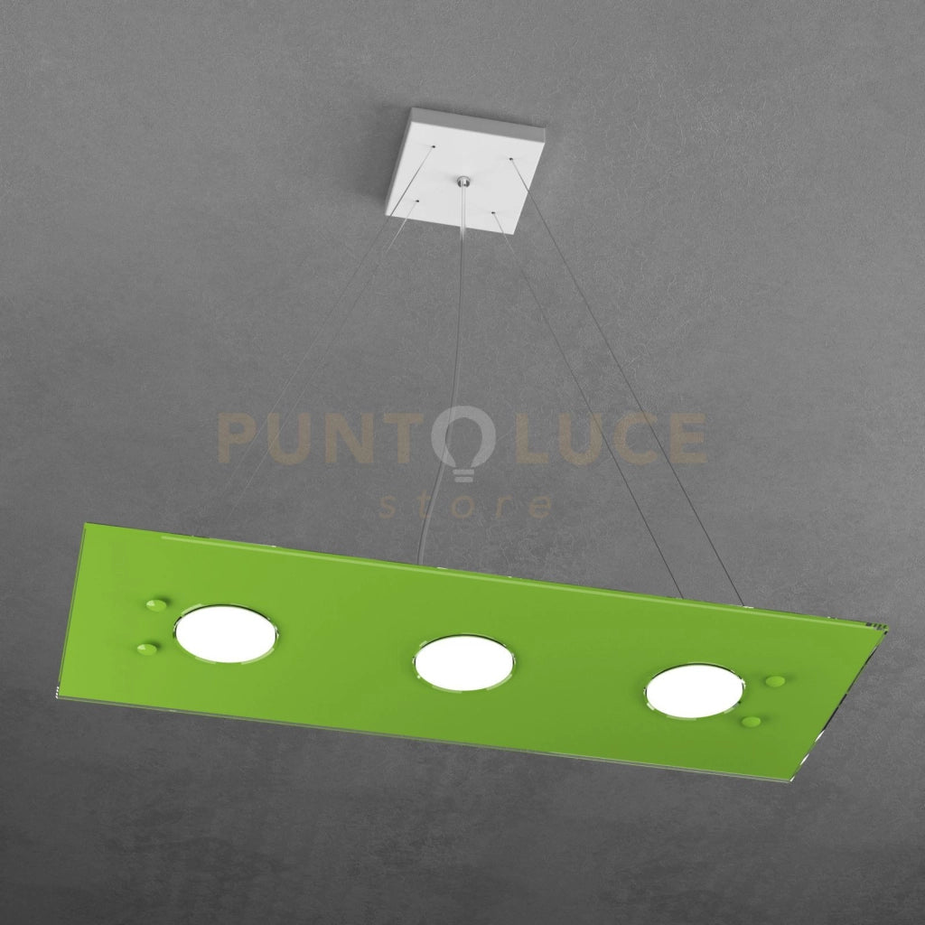 PATH SOSPENSIONE 3+2 LUCI BIEMISSIONE VERDE 1141-S3 R+2-VE