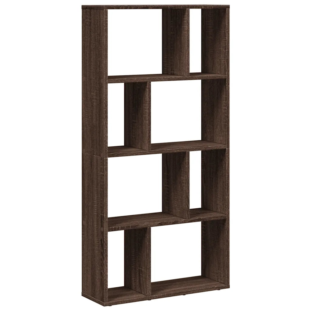 Libreria-Scaffale per Libri-Mobile di Stoccaggio Rovere Marrone 60x20x120 cm in Truciolato
