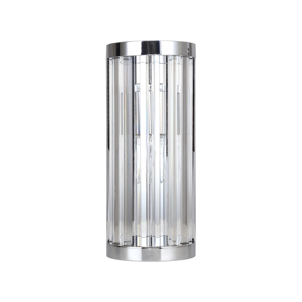 Applique Vetro verticale glamour cromo 1xE14 10W Light Prestige