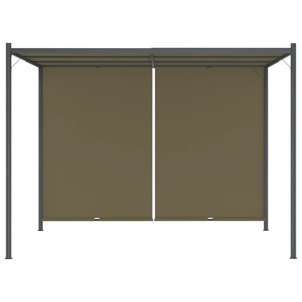 Gazebo da Giardino con Tetto Retrattile 3x3 m Talpa 180 g/mÂ² cod mxl 67032
