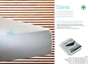 Coprimaterasso Dalma In Spugna Jersey Multiestensibile - 1 Piazza e Mezza - Dalma