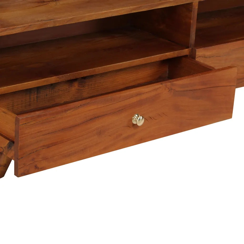 Mobile Porta TV in Legno Massello di Recupero 140x30x40 cm cod mxl 18895