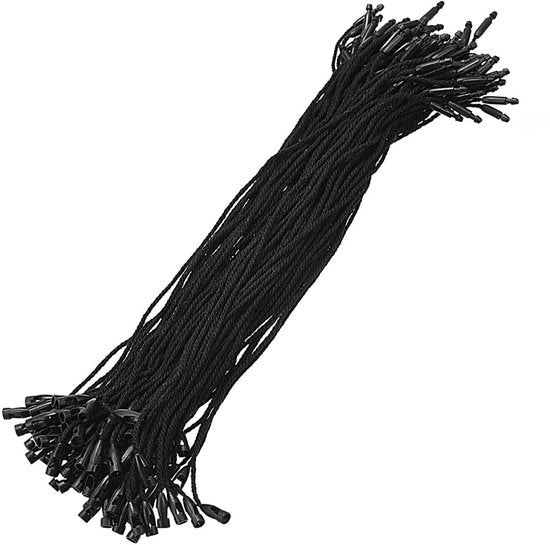 Etichette di attacco per abbigliamento - Materiali resistenti - Cerniere pendenti - Cerniere fissate - Cordoni - Etichette per abbigliamento - Materiale flessibile - Etichette adesive