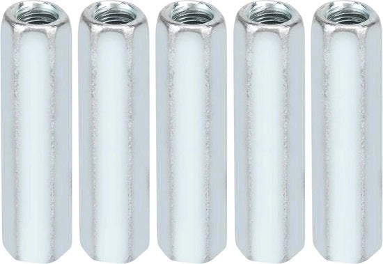 Connettori a roncola 6 mm, asta di connessione 1,5 metro - 5 pezzi * 40 lunghevastra asta a vite a 6 facce, mozzo a vite a 6 facce, vite a roncola per lavatrice