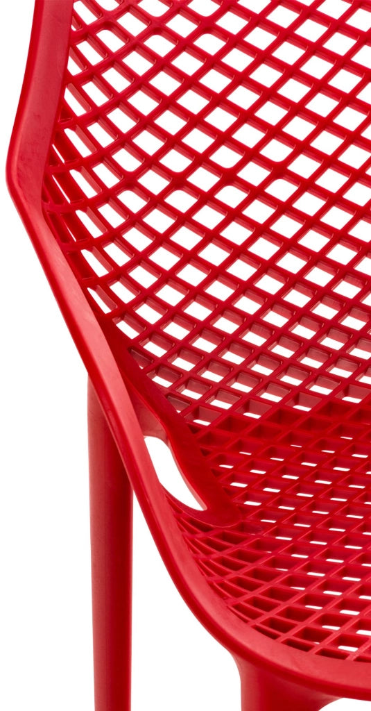 Sedia impilabile XL Air rosso