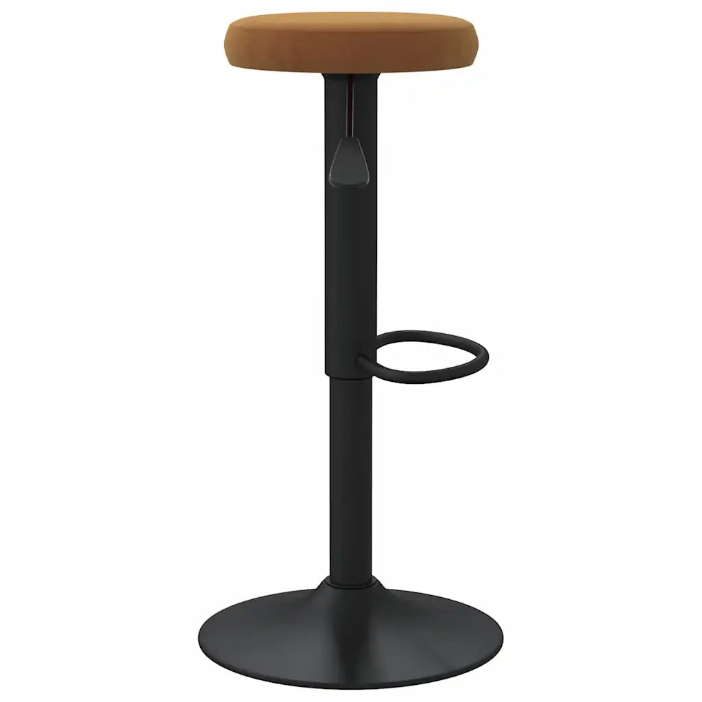 vidaXL Sgabelli da Bar 2 pz Marroni in Velluto