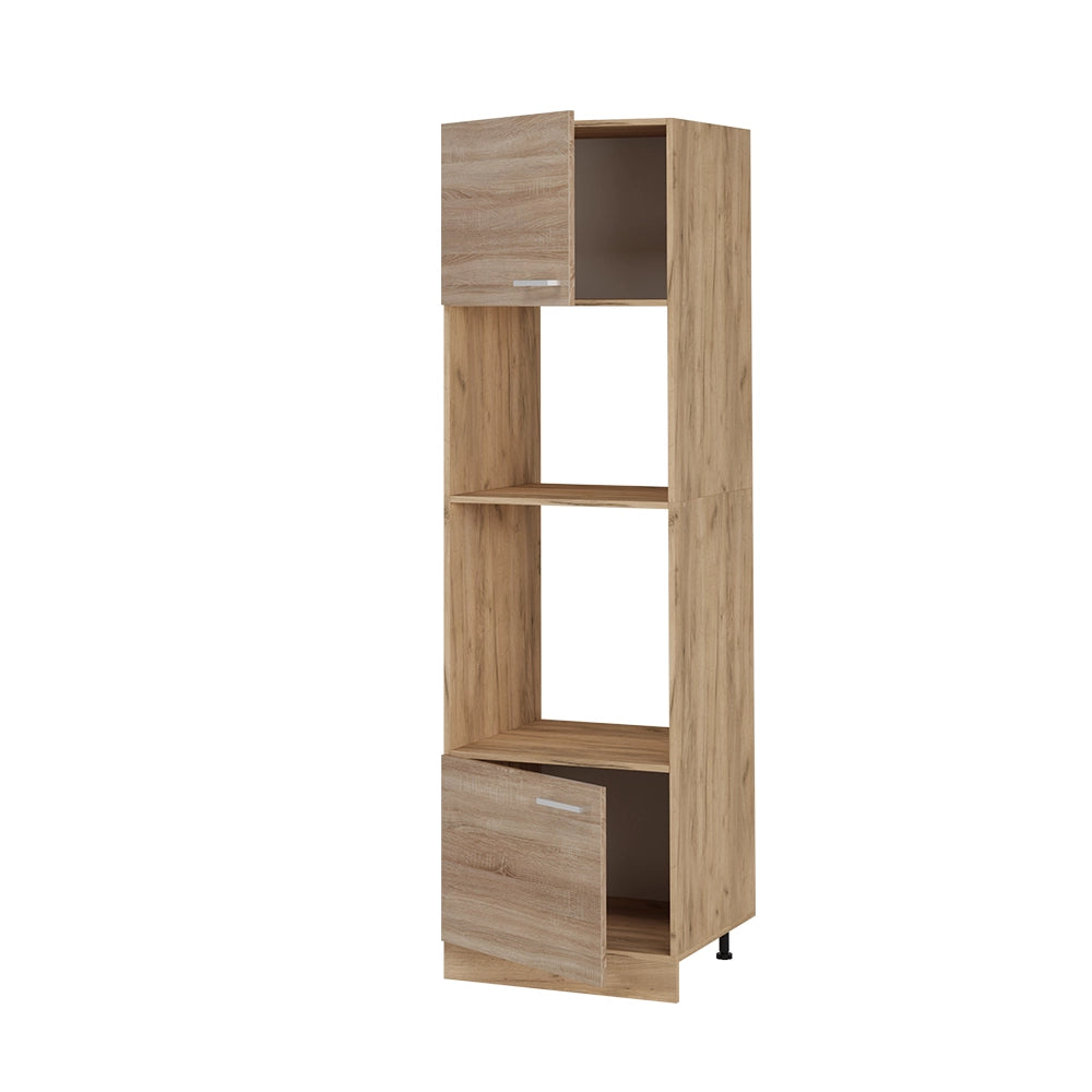 Mobile cucina microonde R-Line Sonoma/Rovere dorato 60 cm Vicco