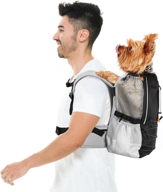 Zak aereo per cani adattabile - per razze piccole e medie - modello 2023 - 40x25x25 cm - peso 0,5 kg - colore nero