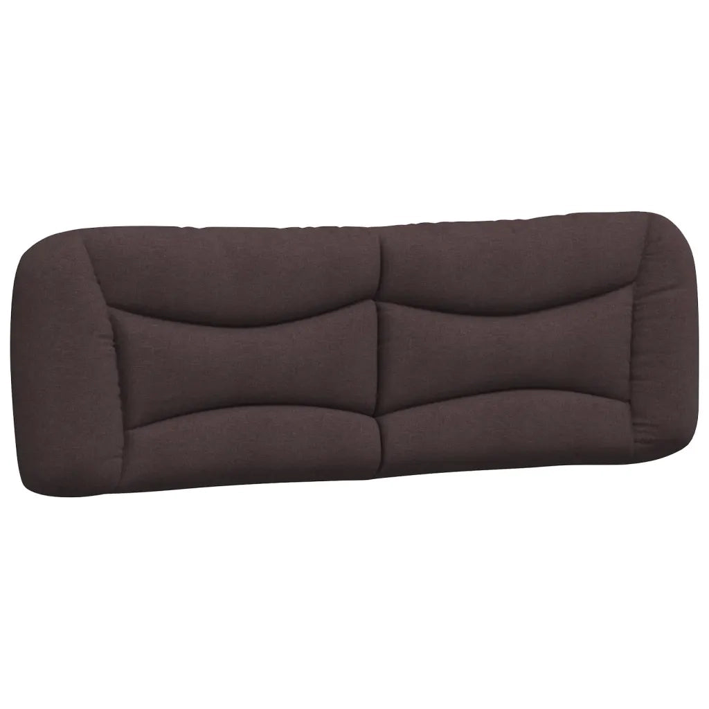 Cuscino Testiera Hvar Marrone Scuro 160 cm in Tessuto 374591