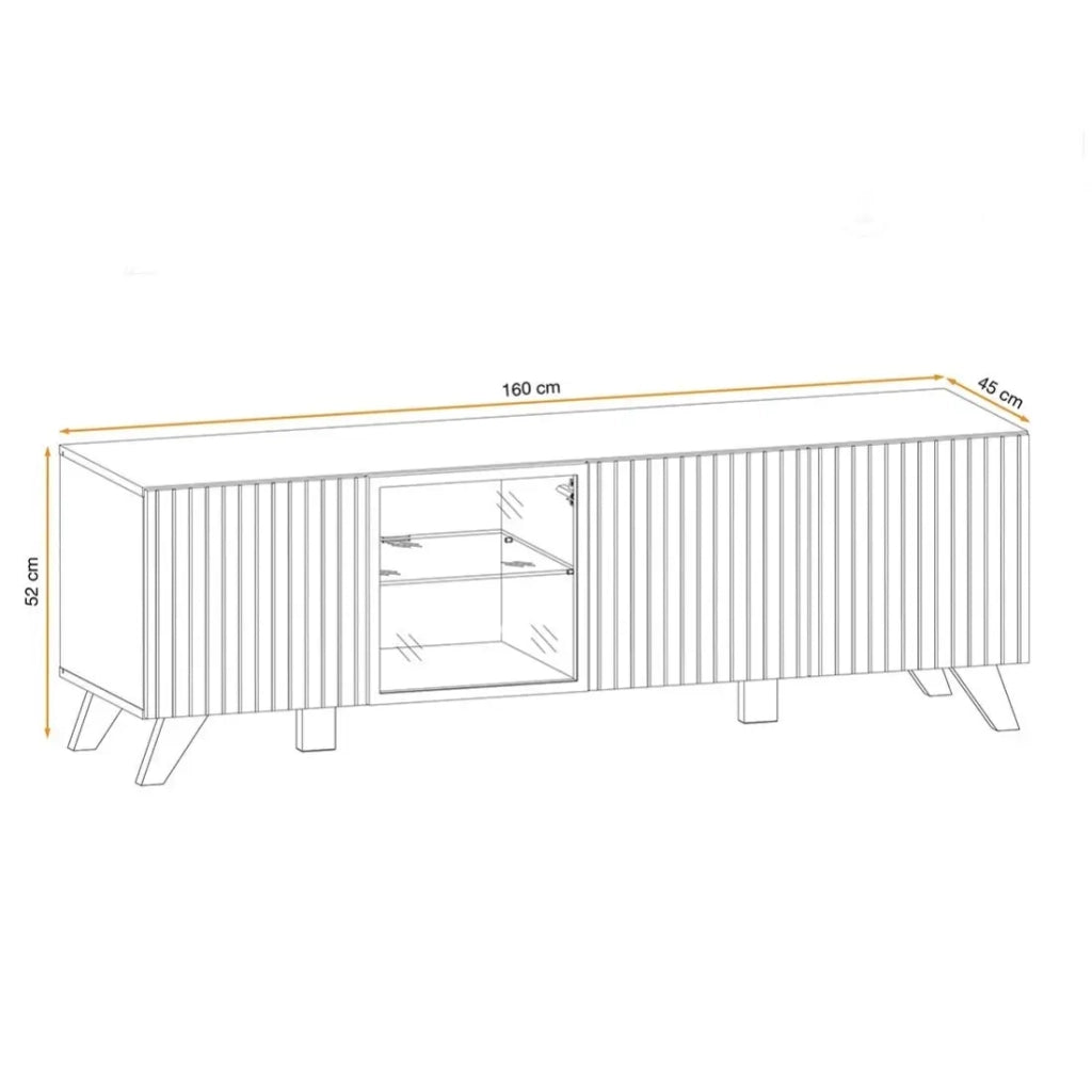 Mobile TV NIELSEN – 160 cm con illuminazione LED integrata