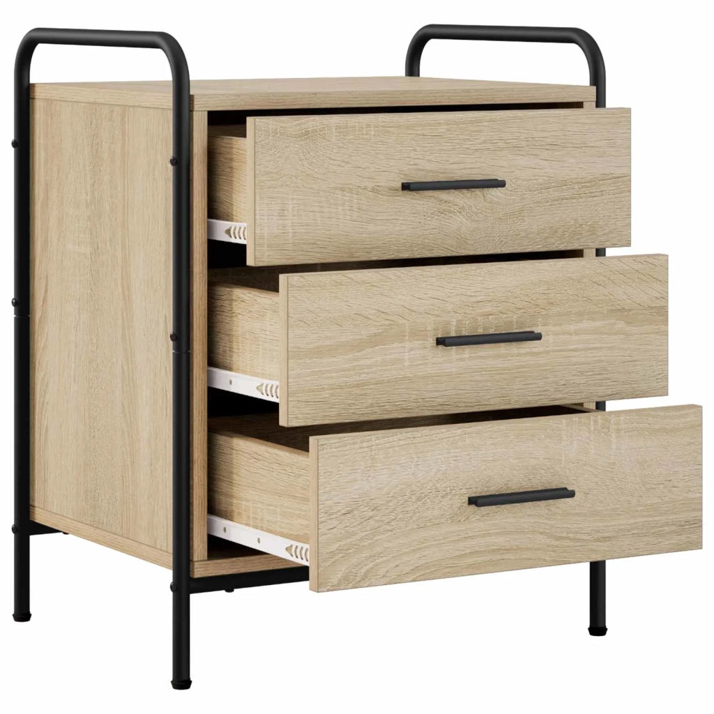 Armadio da Notte Rovere Sonoma 48 x 36,5 x 60 cm 8013532
