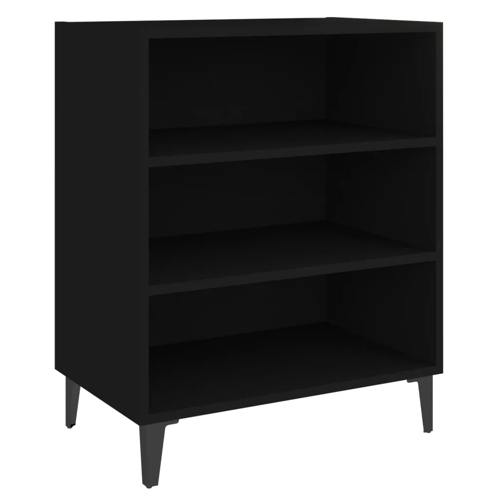 Credenza Nera 57x35x70 cm in Truciolato cod mxl 65640