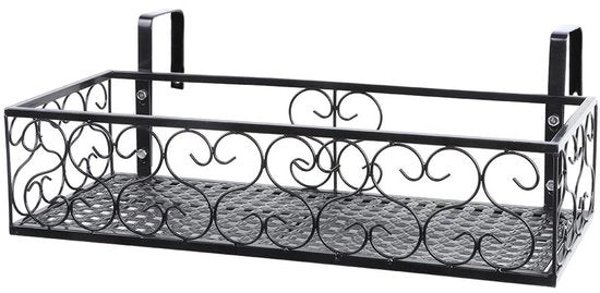 Sospensione di Fiori, Gratale in Acciaio Inossidabile per Balcone, Lavori di Giardino, Raccoglitore di Piante per Ringhiera di Balcone per Giardino di Balcone