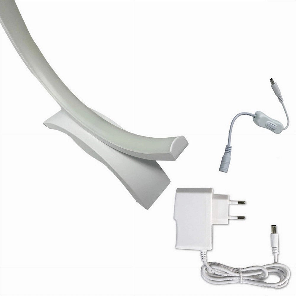 Trade Shop - Lume Led 9w Lampada Tavolo Abat-jour Stilizzata Bianco Luce 3000k 6500k 4000k D30 -
