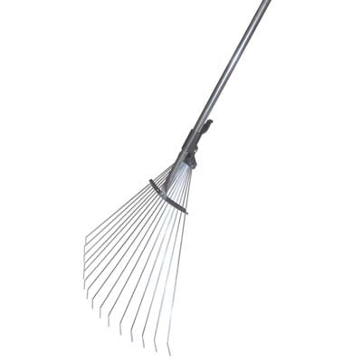 SCOPA GIARDINO A VENTAGLIO VELOX STARS - ACCIAIO ZINC H.CM 151- 6 pezzi