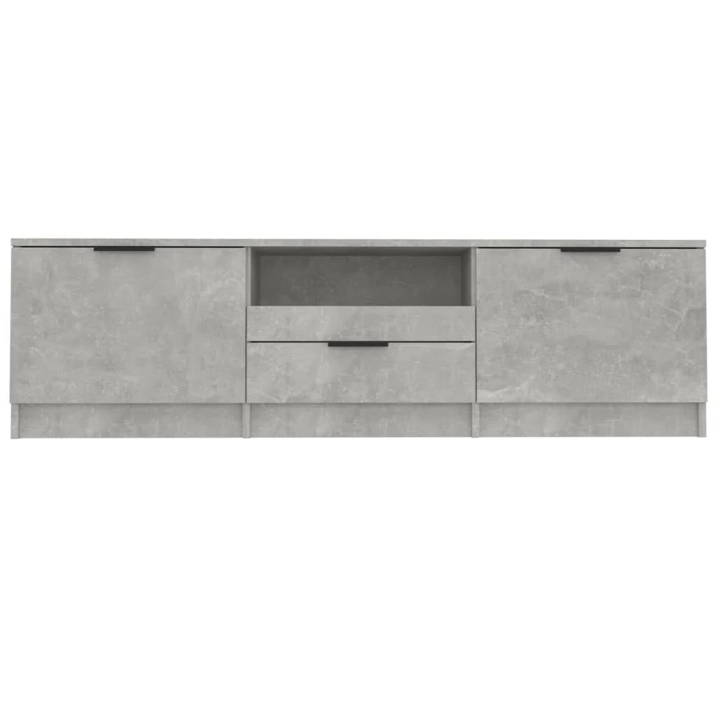 Mobile TV multimediale mensola TV credenza TV per sala da pranzo soggiorno camera da letto 140 x 35 x 40 cm legno ingegnerizzato grigio 02_0025920