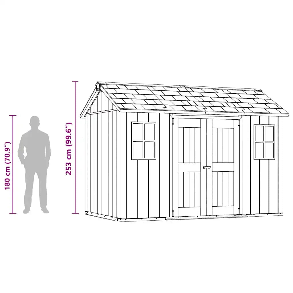 Keter Casetta da Giardino Oakland 1175 Antracite 418557