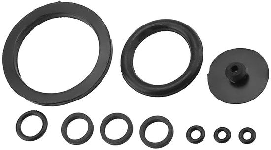 Set di anelli di sigillaggio da 10 pezzi - Accessori per pistola spruzzatrice di gomma - Riciclabile - Sostenibile - Materiale di alta qualità in gomma - Adatto per 3/5/8L - Pistola spruzzatrice di gomma