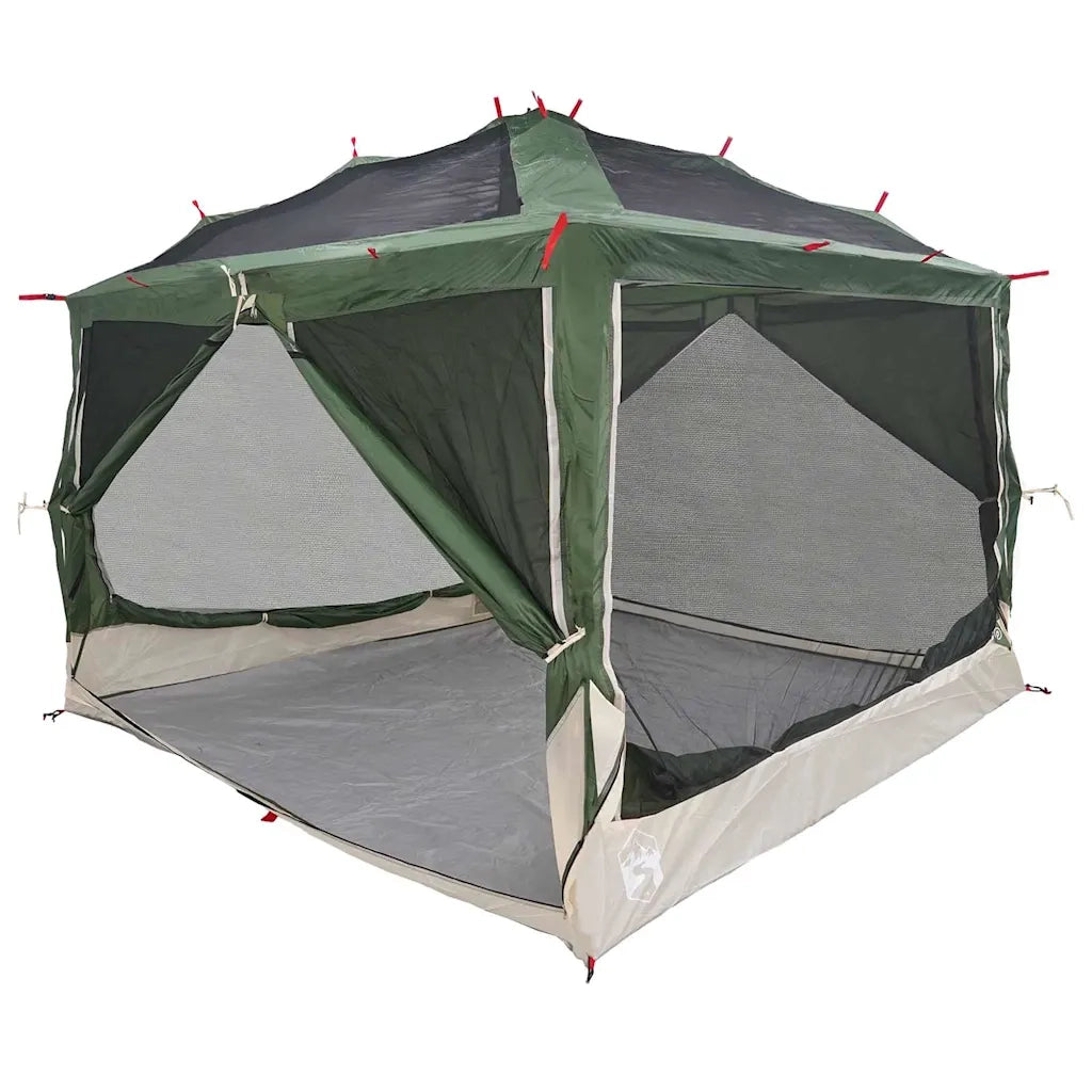 Tenda interna per 7 persone Verde e Grigio 300 x 300 x 250 cm 42004062