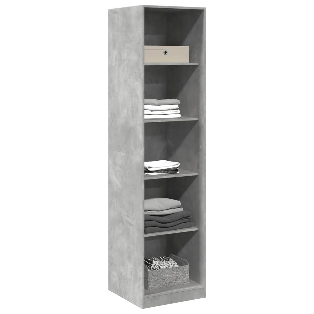 Armadio Grigio Cemento 50x50x200 cm in Legno tecnico 3307714