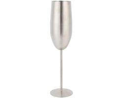 Bicchiere di Champagne 260ml - Acciaio Inossidabile - Resistenente - Idoneo alla Lavastoviglie - Facile da Pulire - Design Vintage - Bicchiere di Champagne