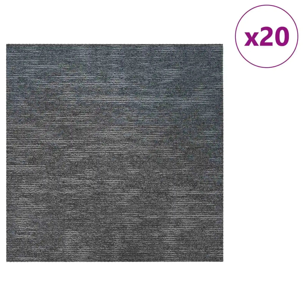 Piastrella per Tappeto Grigio cielo 50 x 50 cm 20 pcs