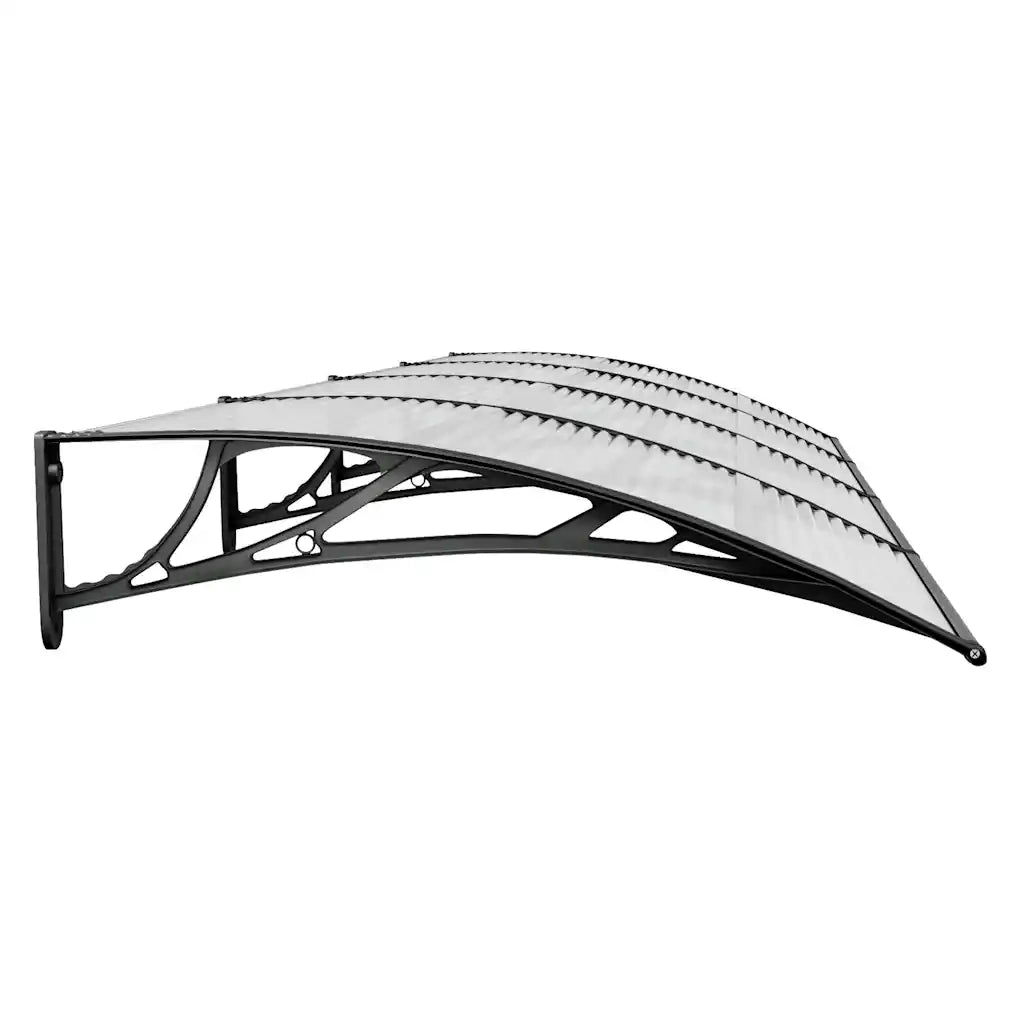 Tettoia per Porta Nera 350x100 cm in Policarbonato CFW8264790