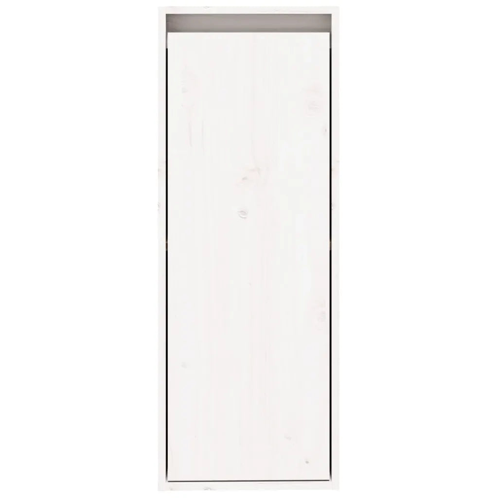 Pensile Bianco 30x30x80 cm in Legno Massello di Pino 813497