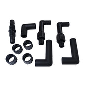 Dennerle Ricambio Raccordi IN-OUT per Scaper's Flow Black