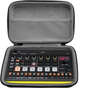 Samplersizzler - Dual Zipper Design - Grigio - Borse a Maglia - Pelle - Portatile - Manuale - Borsa di Carico - Compatta - P-6, S-1, T-8, J-6, E-4