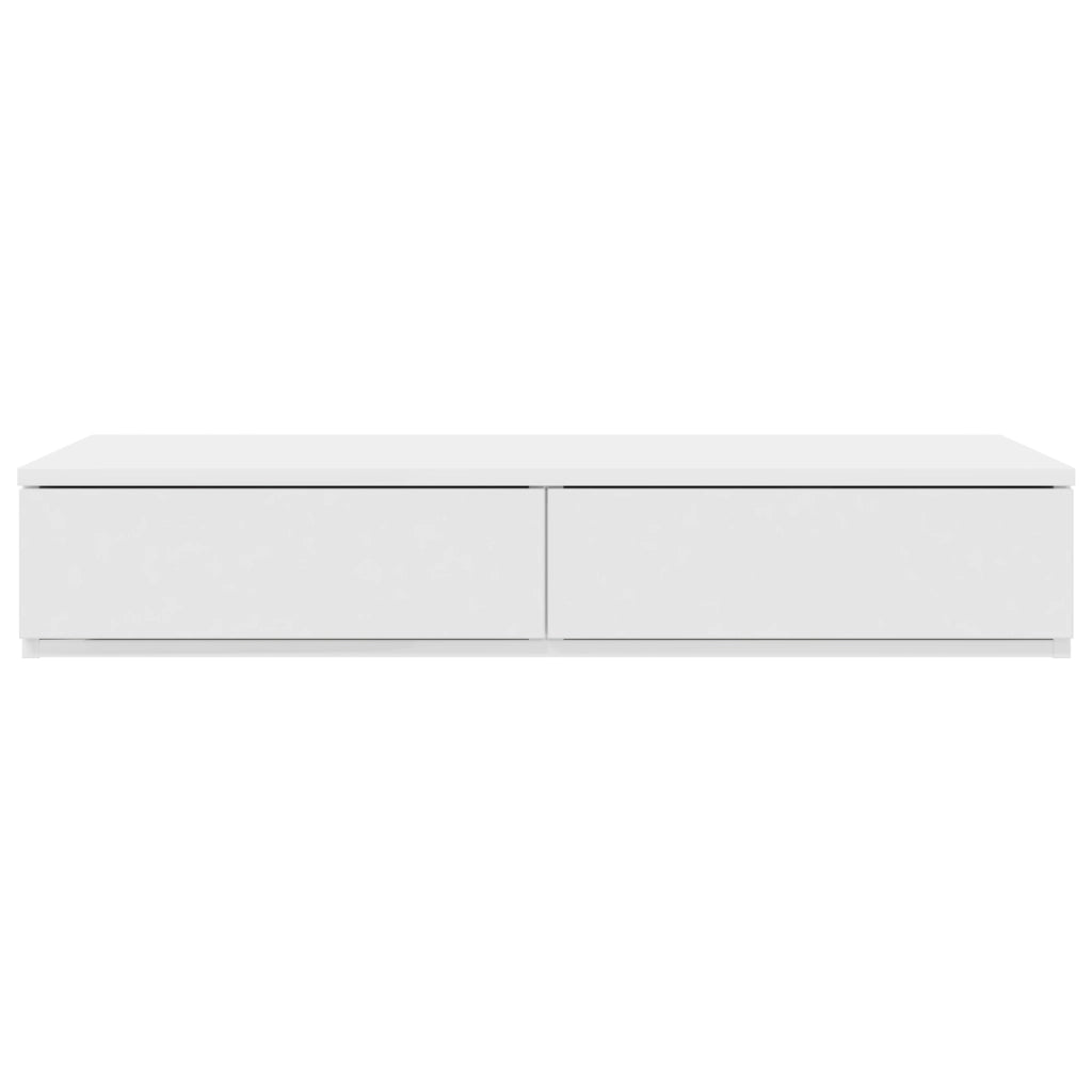 Cassetti per letto  bianchi 90x36,5x16,5 cm in legno compensato