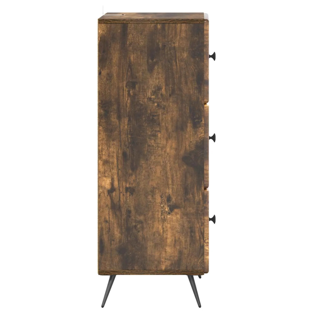 Mobile con Cassetti Rovere Fumo 33 x 34,5 x 90 cm