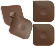 Schrappatore a Mano 4 Pezzi - Schrappatore a Nylon a Mano - Multifunzionale - Pulitore in Ottone - Imbottito Acqua - Adatto per Panni e Woks - Utensili per la Cucina