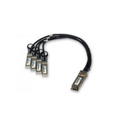 Origin Storage CB-QSFP4X10G-1M-OS cavo InfiniBand e in fibra ottica QSFP+ 4x SFP+ DAC Nero (Origin Storage CB-QSFP4X10G-1M Planet Compatible Direct Attach Copper Breakout Cable 40GBase-CU QSFP+ to 4x10GBase-CU SFP+ [Passive Twinax 1m])