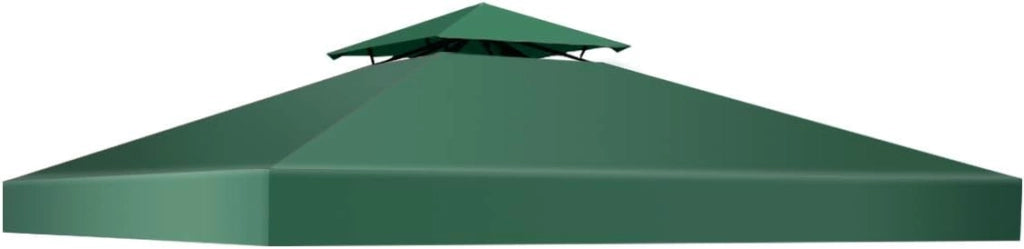 Tetto di Ricambio, per Gazebo Giardino di 3 x 3 M, Doppio/Singolo Strato, in Tessuto Poliestere, Impermeabile e Anti-UV, per Cortile/Spiaggia/Parco, 3 Colori e 2 Stili