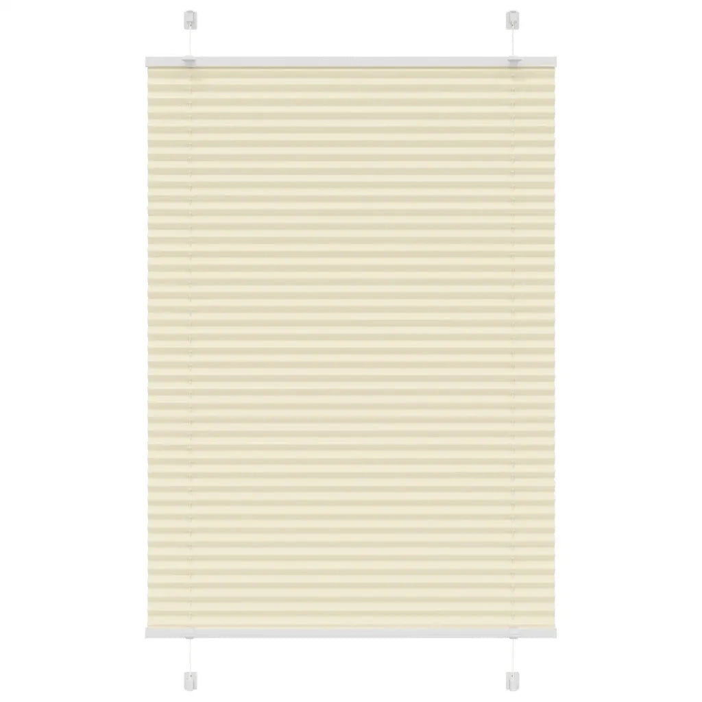 Tenda Plissettata Crema 90x100 cm Larghezza Tessuto 89,4 cm