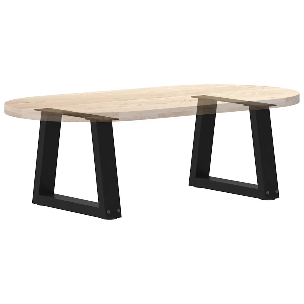 Gambe per Tavolino da Caff¨¨ a Forma di V 2 pz | Piede del tavolo Nere 30x(30-31,3) cm Acciaio