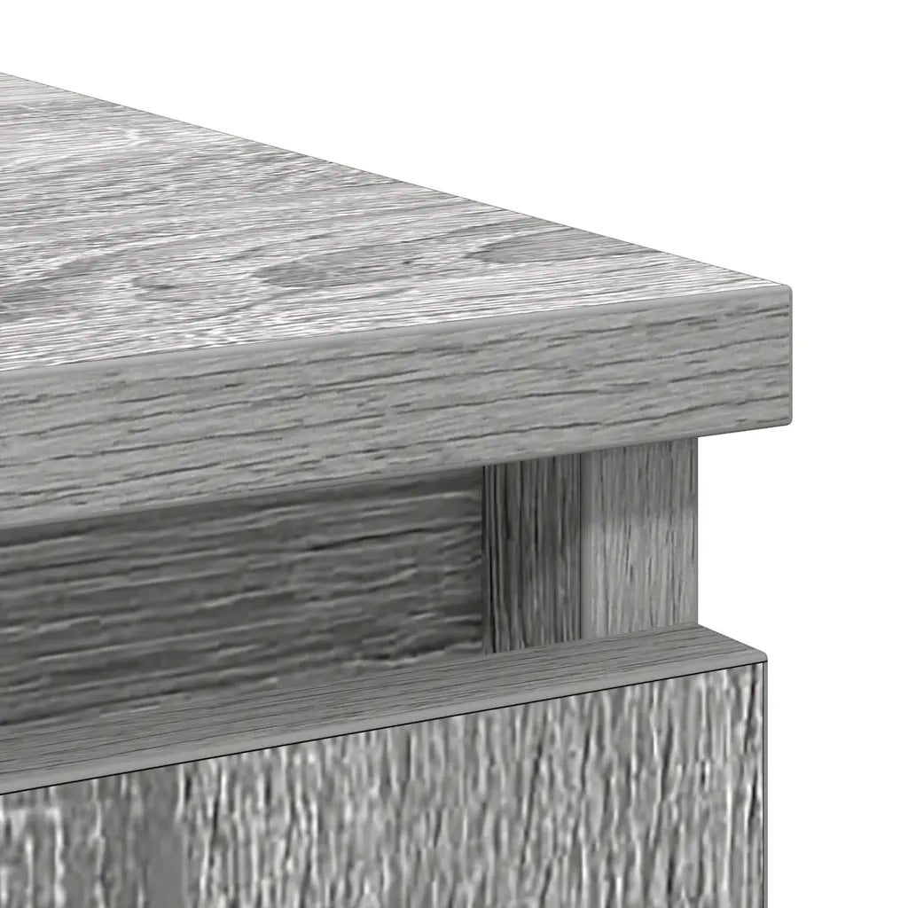 Credenza | Madia | Buffet da pranzo | Armadio da pranzo con Cassetti Grigio Sonoma 71x35x84 cm in Truciolato