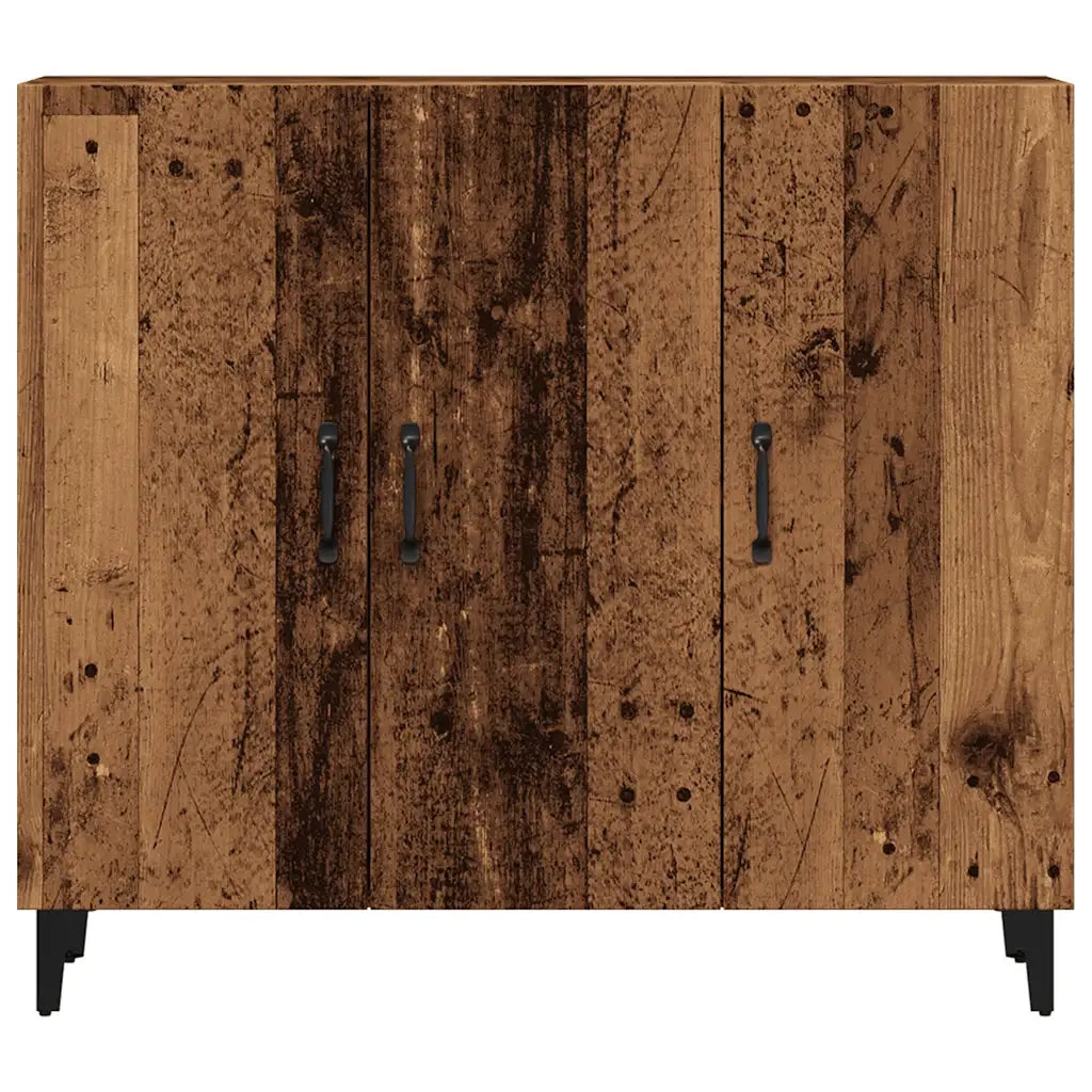 Credenza Legno Antico 90x34x80 cm in Legno Multistrato 856892